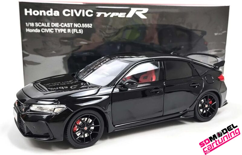 1:18 Honda Civic Type R FL5 - Zwart - Afbeelding 5