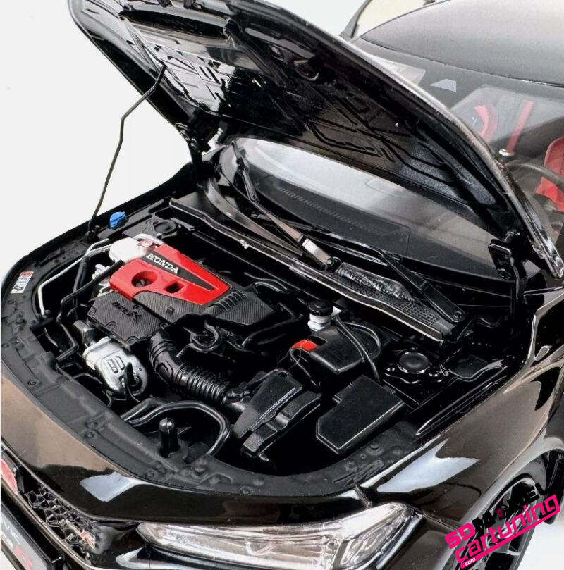 1:18 Honda Civic Type R FL5 - Zwart - Afbeelding 2