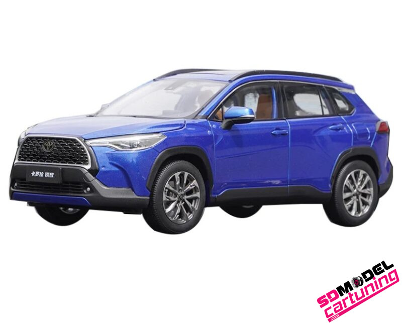 1:18 Toyota Corolla Cross - Bleu métallique