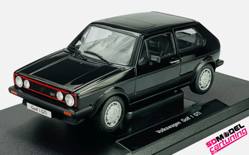 1:18 Volkswagen Golf MK1 GTI Pirelli - 1983 - Zwart