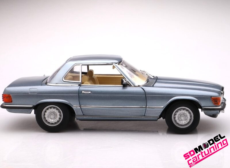 1:18 Mercedes Benz 350 SL Hardtop - 1977 -  Lichtblauw Metallic - Imagen 2