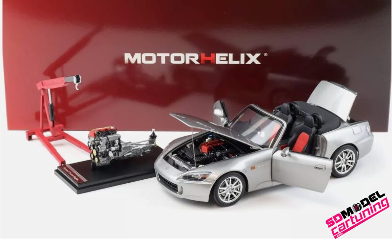 1:18 Honda S2000 - Zilver - Inclusief Extra Motorblok en motorkraan - Imagen 2