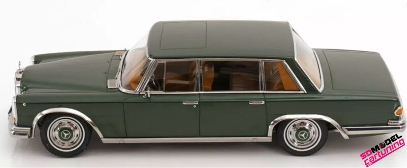 1:18 Mercedes Benz S-Class 600 SWB W100 - 1963 - Metallic Groen – Image 2