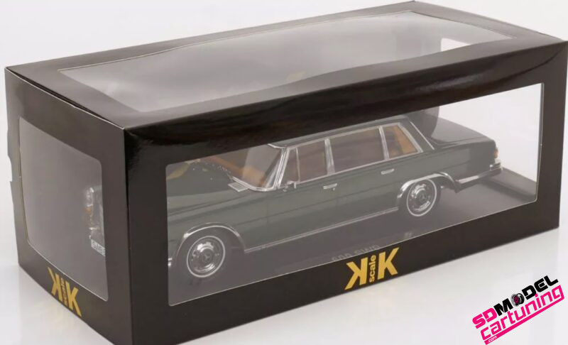 1:18 Mercedes Benz S-Class 600 SWB W100 - 1963 - Metallic Groen – Image 6