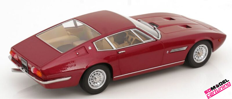 1:18 Maserati Ghibli Coupe - 1969 - Rood Metallic - Imagen 3