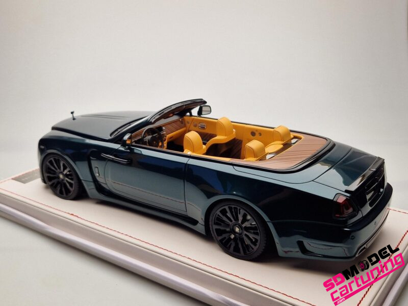1:18 Rolls Royce Novitec Spofec Dawn Overdose - Groen/Zwart - Inclusief vitrinebox + Luxe Grondplaat - Afbeelding 2