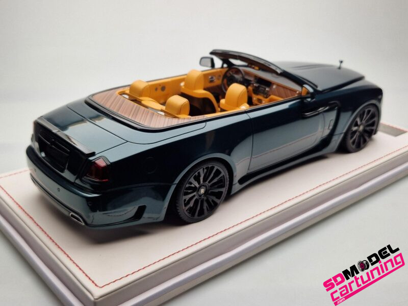 1:18 Rolls Royce Novitec Spofec Dawn Overdose - Groen/Zwart - Inclusief vitrinebox + Luxe Grondplaat - Afbeelding 8