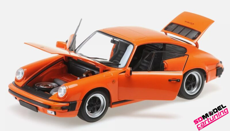1:18 Porsche 911 Carrera Coupe - 1983 - Oranje - immagine 3