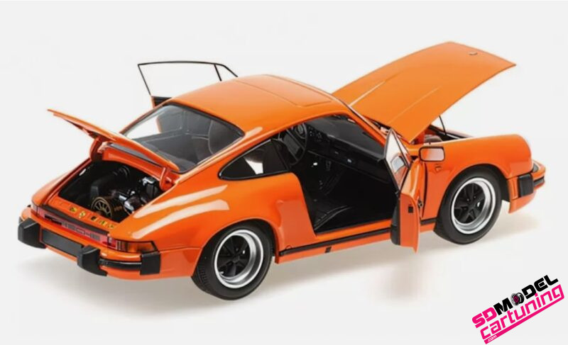 1:18 Porsche 911 Carrera Coupe - 1983 - Oranje - immagine 4