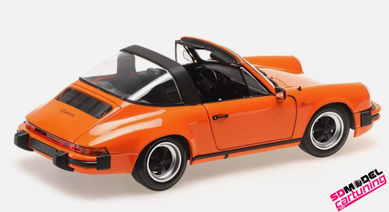 1:18 Porsche 911 Carrera 3.2 Targa - 1983 - Oranje - Afbeelding 3