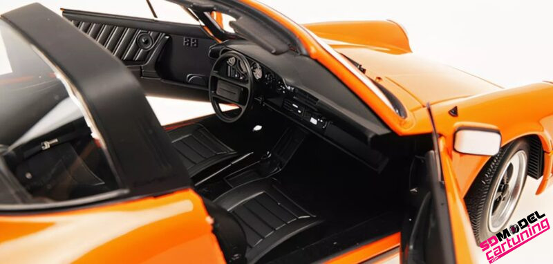 1:18 Porsche 911 Carrera 3.2 Targa - 1983 - Oranje - Afbeelding 6