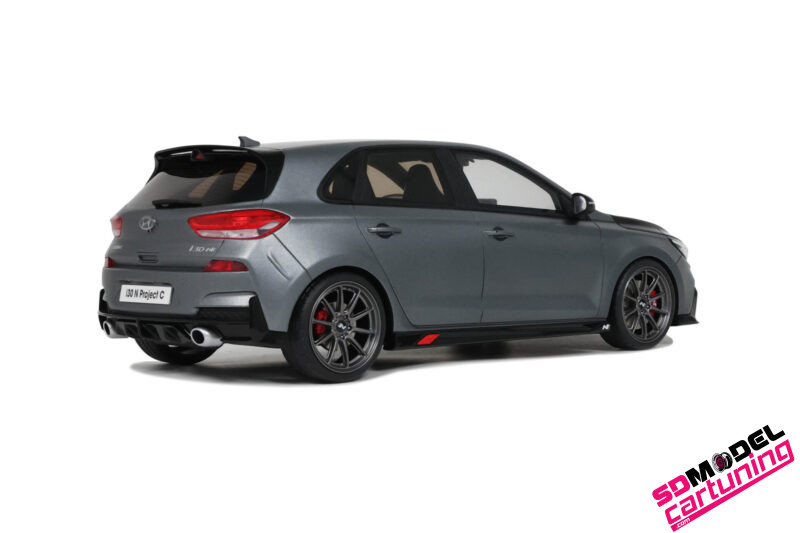 1:18 Hyundai I30 N Project C - 2017 - Donkergrijs Metallic - Afbeelding 5