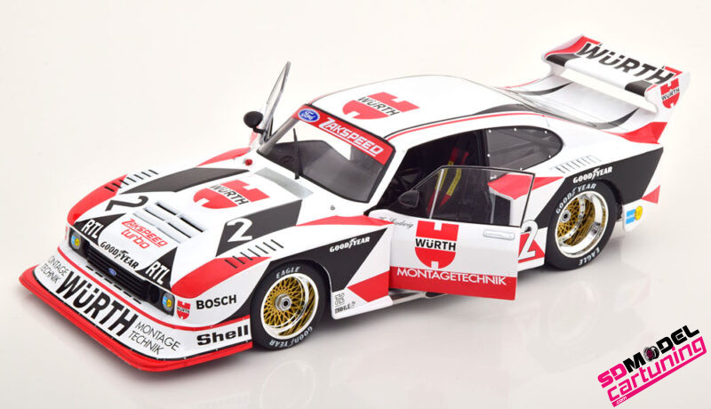 1:18 Ford Capri Turbo Gruppe 5 #2 DRM Champion 1981 - Afbeelding 2