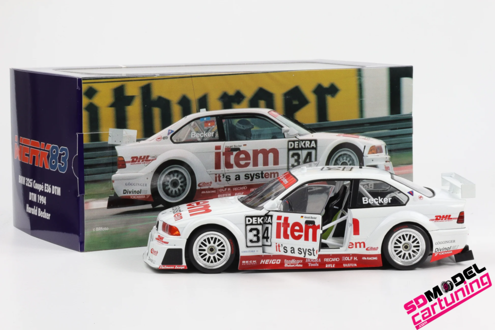 BMW 325I E36 COUPE ITEM 34 HARALD BECKER DTM 1994