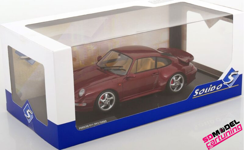 1:18 Porsche 911 993 Turbo - 1997 - Arena Red - Imagen 6