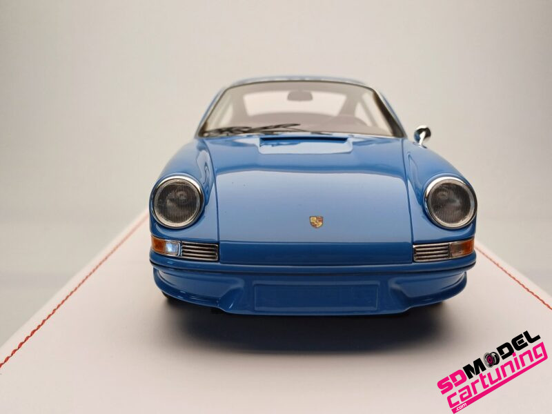 1:18 Porsche 911 Carrera 2.7 RS - Blauw - Inclusief luxe vitrinebox - immagine 4