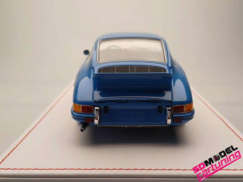 1:18 Porsche 911 Carrera 2.7 RS - Blauw - Inclusief luxe vitrinebox - immagine 5