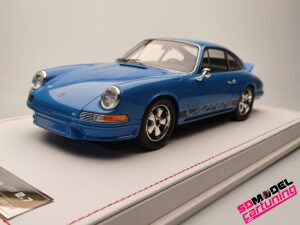 1:18 Porsche 911 Carrera 2.7 RS - Blu - Vetrina di lusso inclusa