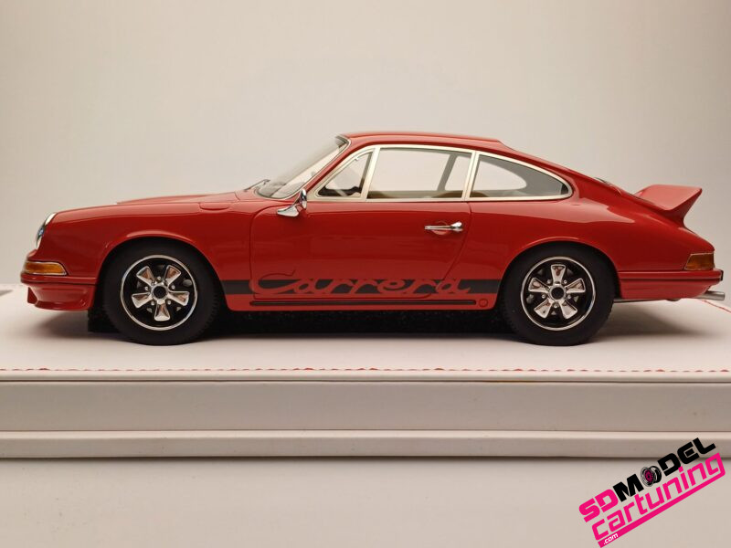 1:18 Porsche 911 Carrera 2.7 RS - Rood - Inclusief luxe vitrinebox - Imagen 3