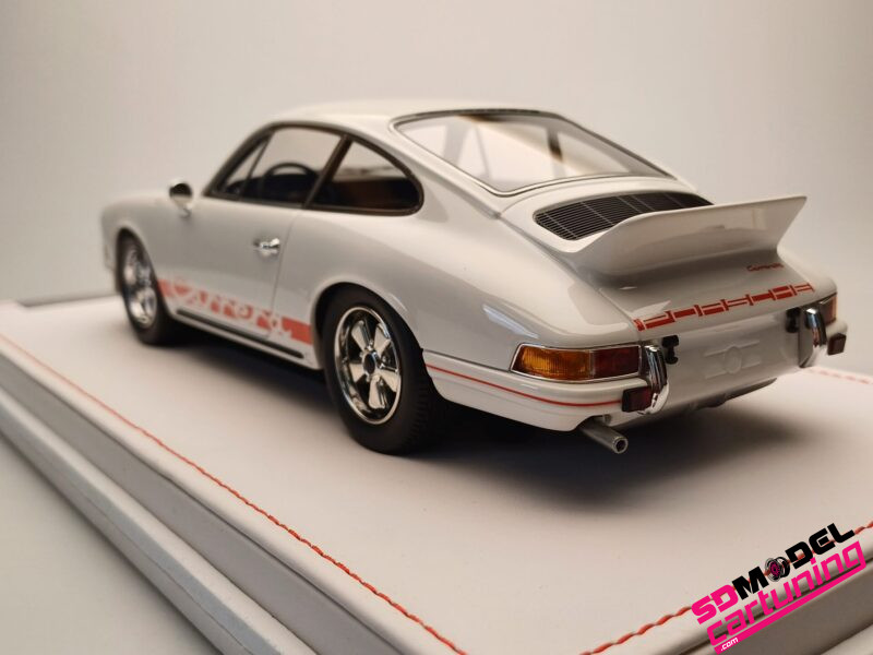 1:18 Porsche 911 Carrera 2.7 RS - Wit - Inclusief luxe vitrinebox – Bild 4
