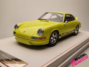 1:18 Porsche 911 Carrera 2.7 RS - Giallo - Vetrina di lusso inclusa
