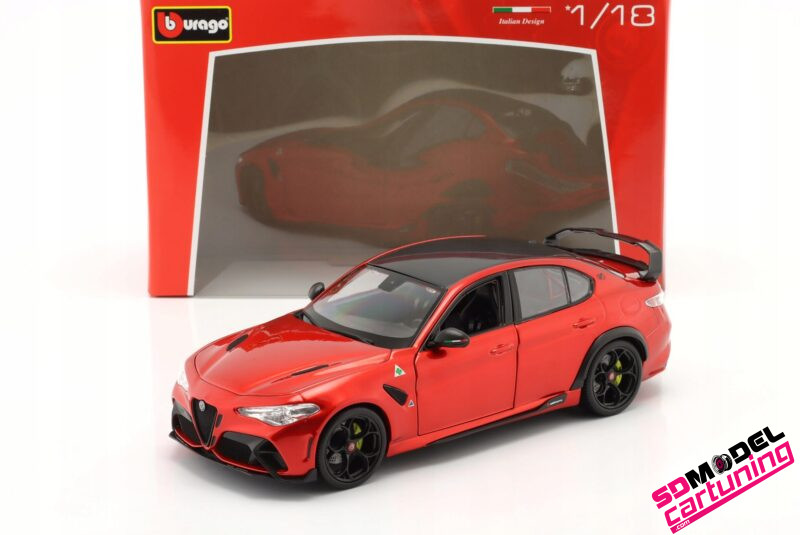 1:18 Alfa Romeo Giulia GTA M - 2020 - Metallic rood - Afbeelding 2