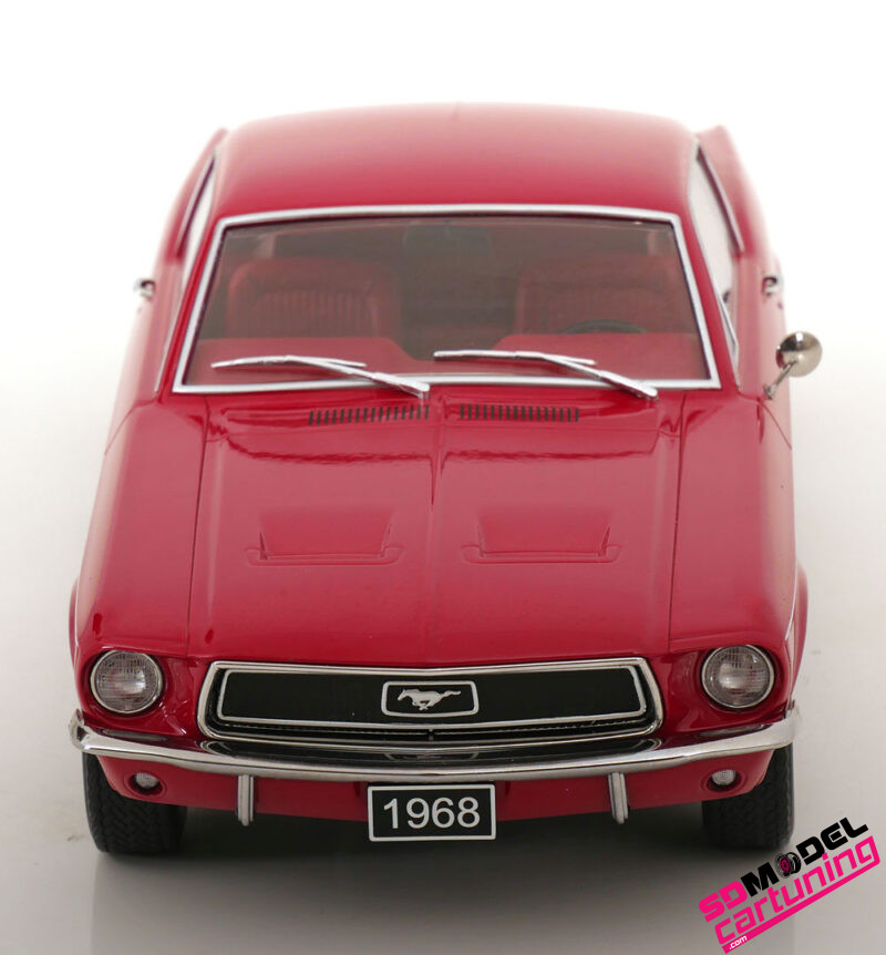 1:18 Ford Mustang GT Fastback – 1968 – Rood - Afbeelding 4