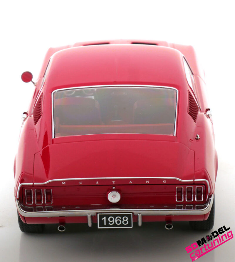 1:18 Ford Mustang GT Fastback – 1968 – Rood - Afbeelding 5
