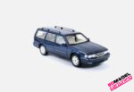 1:18 Volvo 960 Estate - Nautic Blue - Includes deluxe Baseplate And Display Case Box