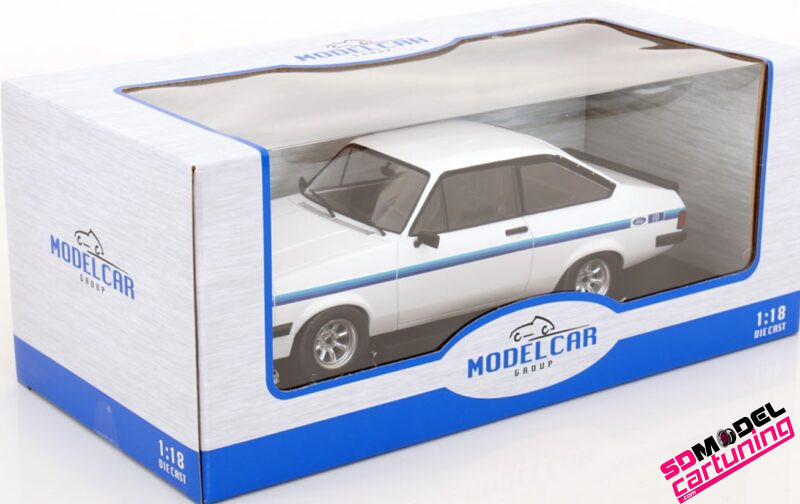 1:18 Ford Escort MK II RS - 2000 - Wit - Imagen 3