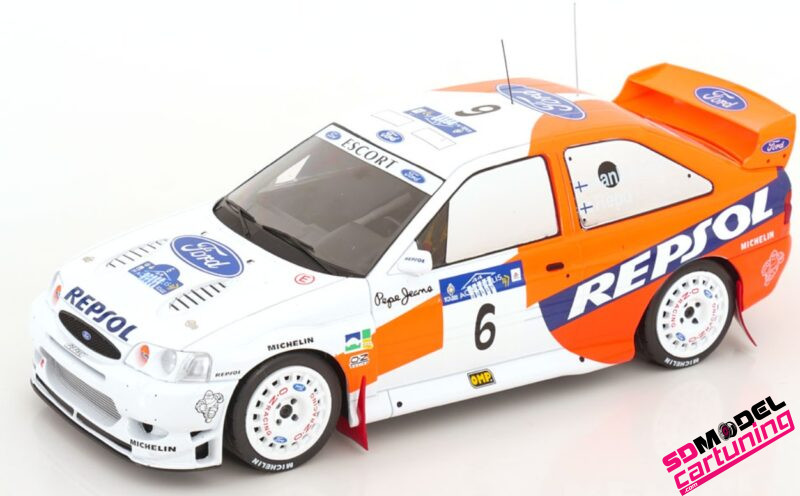 1:18 Ford Escort RS WRC #6 Rally Acropolis Kankkunen/Repo - 1997