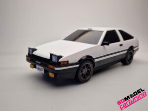 1:18 Toyota AE86 - White - Tissue Case