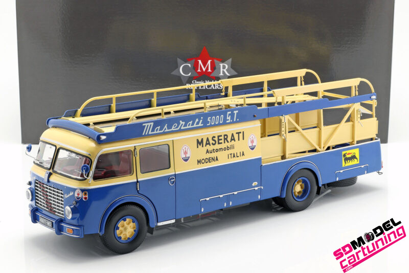 1:18 Fiat 642 RN2 Bartoletti Maserati race transporter 1957 - Afbeelding 9