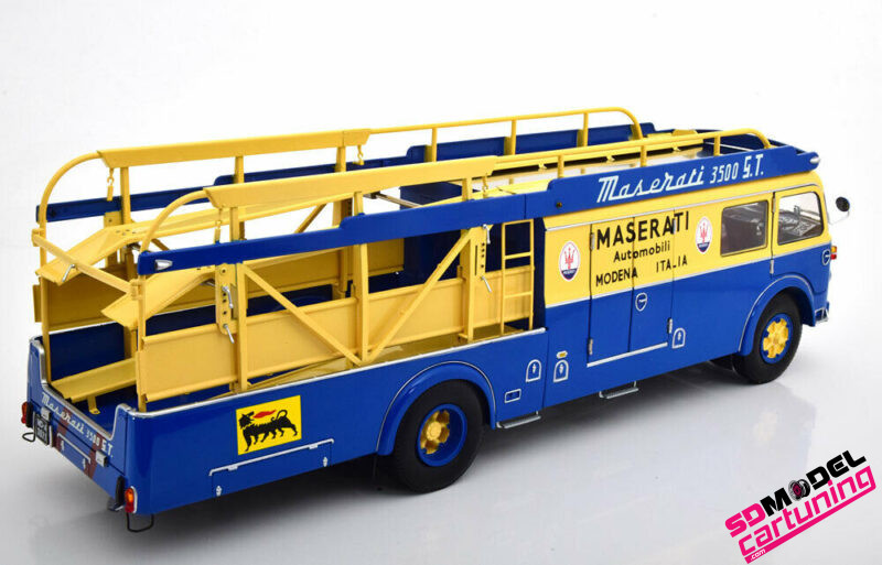 1:18 Fiat 642 RN2 Bartoletti Maserati race transporter 1957 - Afbeelding 6