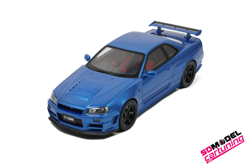 1:12 Nissan Skyline R34 GT-R Nismo Z-Tune - 2005 - Blauw - Afbeelding 4