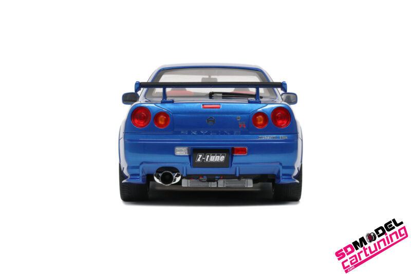1:12 Nissan Skyline R34 GT-R Nismo Z-Tune - 2005 - Blauw - Afbeelding 7