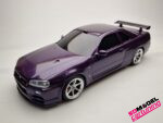 1:18 Nissan Skyline R34 GT-R - Purple - Tissue Case