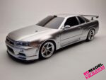 1:18 Nissan Skyline R34 GT-R - Silver - Tissue Case
