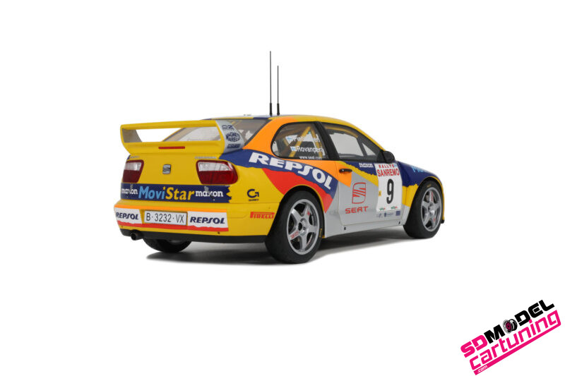 1:18 Seat Cordoba Evo 2 WRC H. Rovanpera – San Remo 1999 – Geel - immagine 3