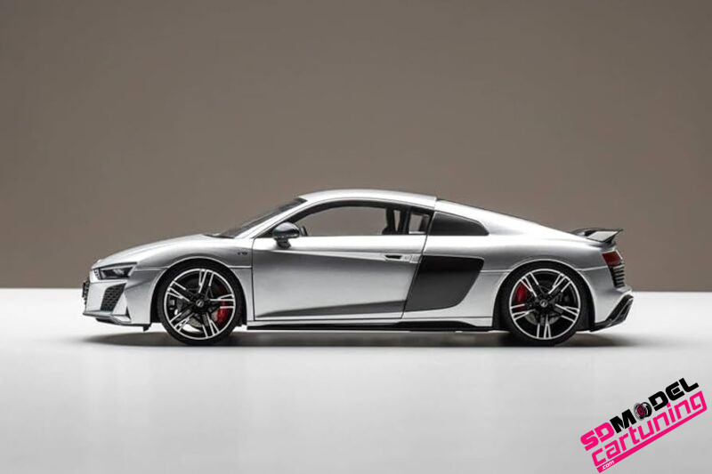 1:18 Audi R8 Performance - Zilver - Afbeelding 5