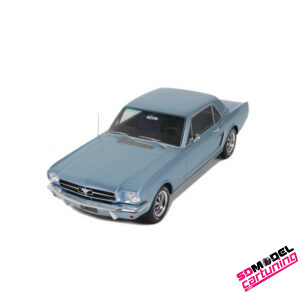 1:12 Ford Mustang V8 Hardtop - 1965 - Silver/Blue Metallic