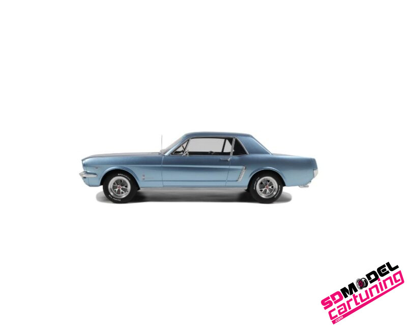 1:12 Ford Mustang V8 Hardtop - 1965 - Silver/Blue Metallic – Image 2