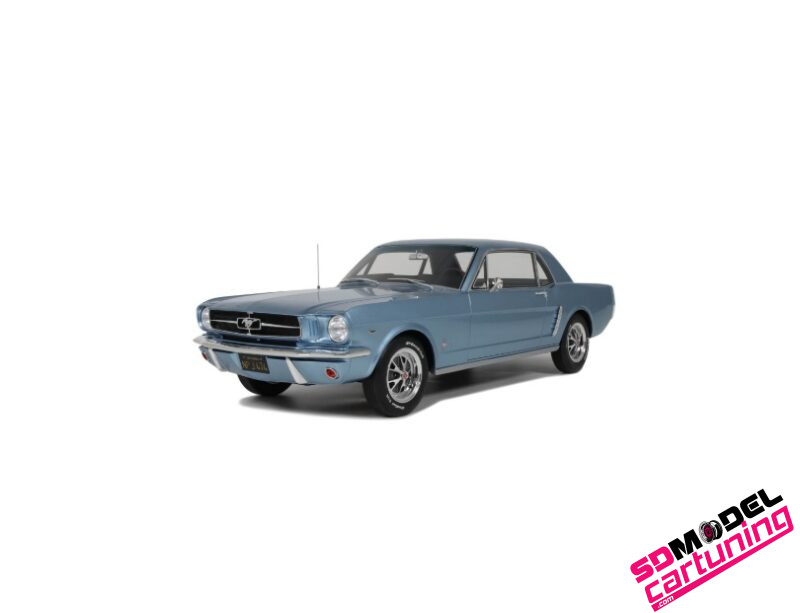 1:12 Ford Mustang V8 Hardtop - 1965 - Silver/Blue Metallic – Image 3