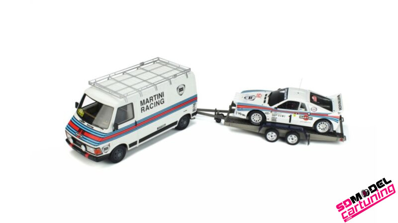 1:18 Pack Fiat 242 Lancia 037 GR.B #1 Rallye Monte Carlo - 1983 - W. Rohr - Afbeelding 7