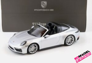 1:18 Porsche 911 992 Targa 4 GTS - 2021 - Argento metallizzato