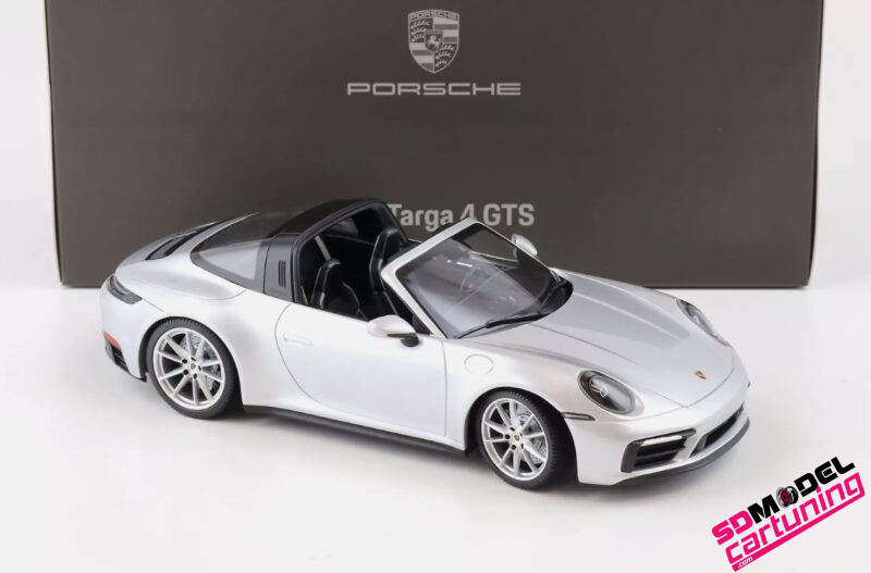 1:18 Porsche 911 992 Targa 4 GTS - 2021 - Zilver Metallic - immagine 2