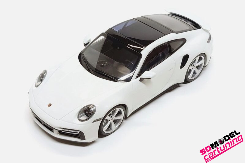 1:18 Porsche 911 992 Turbo S - 2021 - Wit - Afbeelding 5