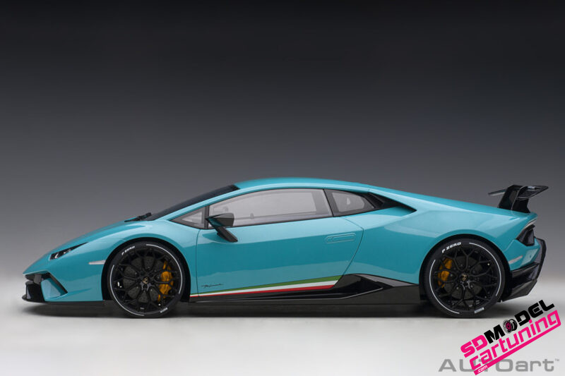 1:12 Lamborghini Huracán Performante - Blauw Metallic. - Afbeelding 7