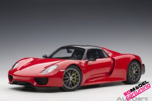1:12 Porsche 918 Spyder Pacchetto Weissach - 2013 - Rosso metallizzato