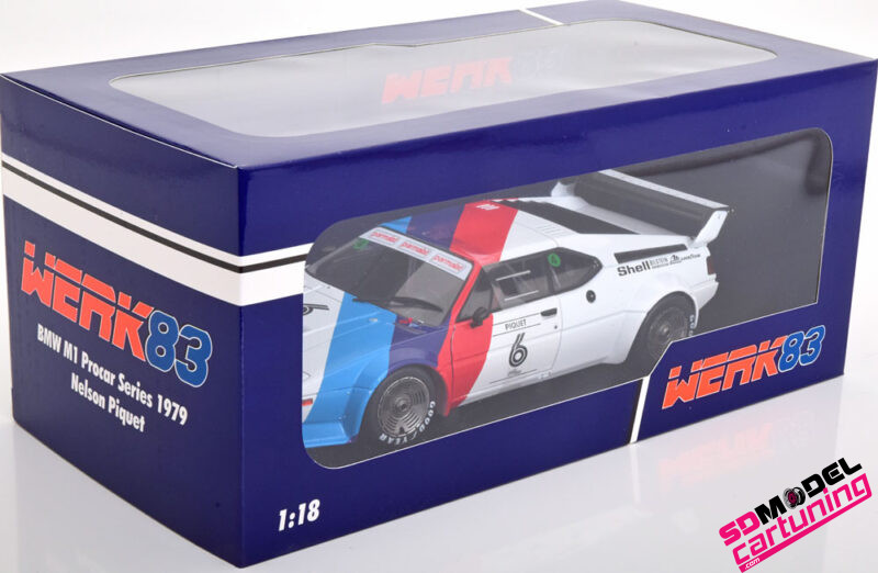 1:18 BMW M1 ProCar #6 BMW M1 ProCar serie 1979 Nelson Piquet - Afbeelding 4